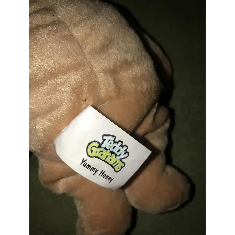 Teddy Grahams Yummy Honey Bear Bean Bag‎ Plush Stuffed Animal Soft Toy 7